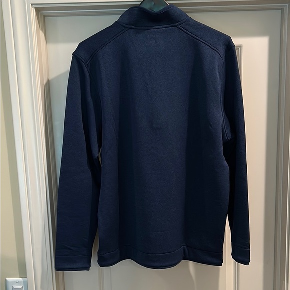 Under Armour Blue Zip Up Sweater Athletic Fleece - Picture 3 of 4